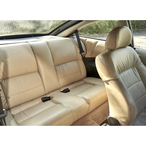 350 - 1997 (September) Vauxhall Calibra, 16V Coupe, beige, cream leather, 1988cc, petrol, manual, registra... 