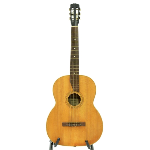 615 - An acoustic guitar, labelled Ed Richardson 48 Portland Road Nottingham, cased