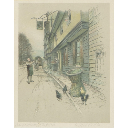 721 - After Cecil Charles Windsor Aldin RBA (1870-1935) - Old Inns, eight, reproductions printed in colour... 