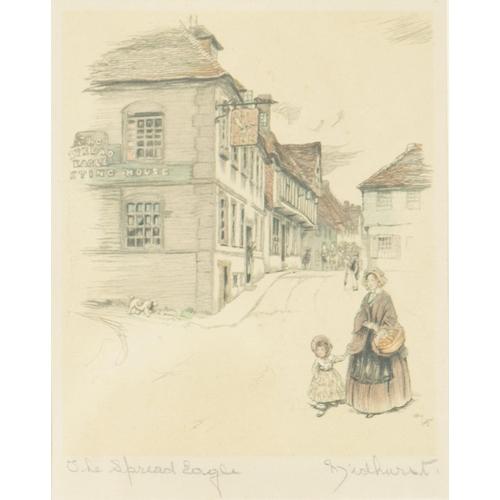 721 - After Cecil Charles Windsor Aldin RBA (1870-1935) - Old Inns, eight, reproductions printed in colour... 