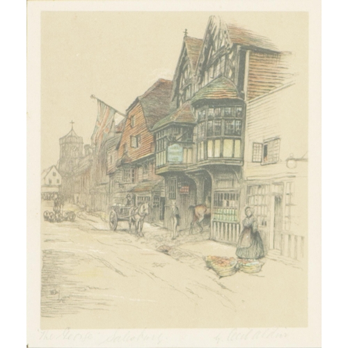 721 - After Cecil Charles Windsor Aldin RBA (1870-1935) - Old Inns, eight, reproductions printed in colour... 