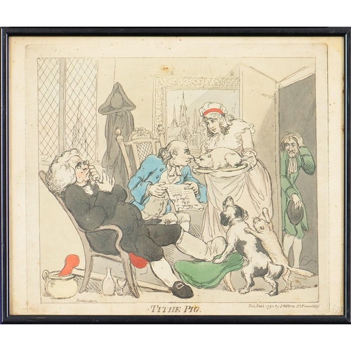 723 - Isaac Robert Cruikshank (1789-1856) - The Political Toy-Man, etched caricature, hand coloured, origi... 