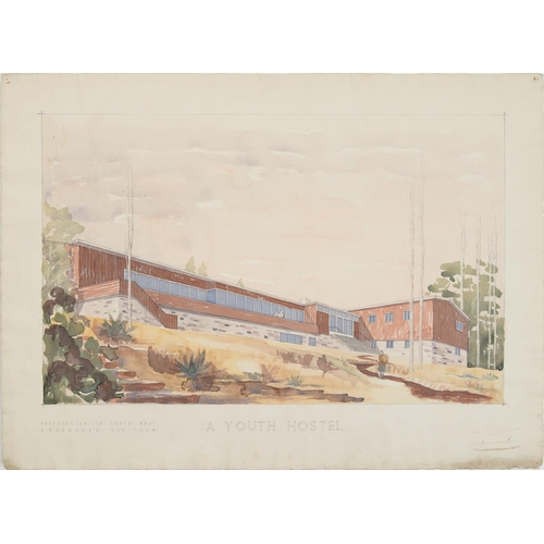 767 - Architectural drawings. A collection, 20th c, including sketch design of Rural Decay by D M Bamford,... 