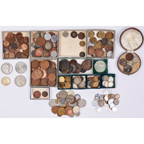 485 - Miscellaneous United Kingdom and foreign coins, etc