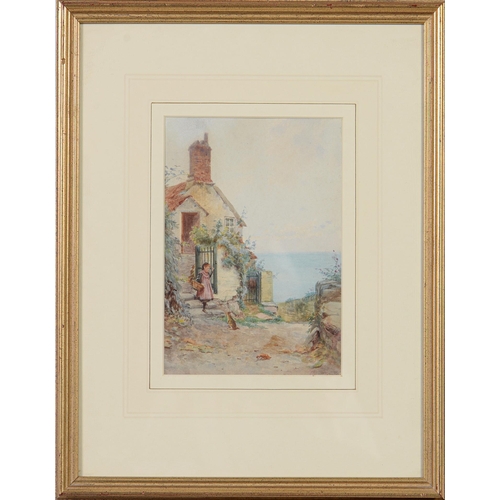 1190 - Benjamin David Sigmund (1857-1947) - Shelley's Cottage Lynmouth, watercolour, 23 x 17cmProvenance: B... 