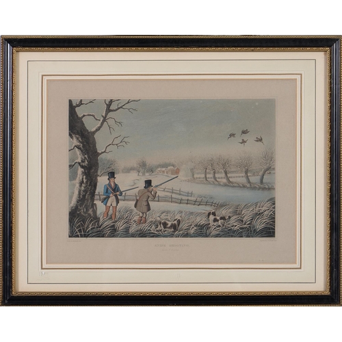 1200 - By and after Robert Havell Jr (1793-1878) - Snipe Shooting; Pheasant Shooting; Partridge Shooting; W... 