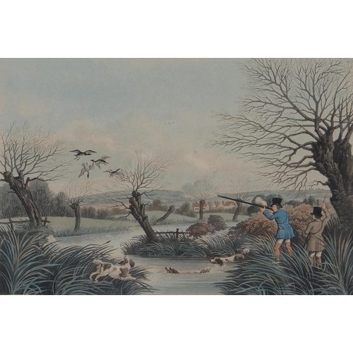 1200 - By and after Robert Havell Jr (1793-1878) - Snipe Shooting; Pheasant Shooting; Partridge Shooting; W... 