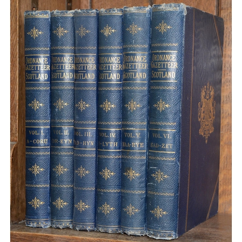 978 - Ordinance Gazetteer of Scotland...Statistical Biographical and Historical, new edition, six volumes,... 