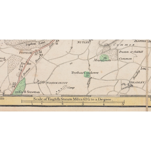 720 - John Andrews - A New and Accurate Map of the Country Twenty-Five Miles Round Windsor, 1777, hand col... 