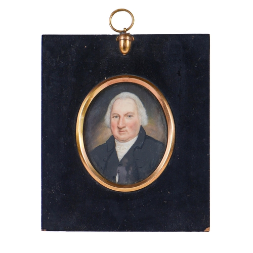 721 - British School, early 19th c - Portrait Miniature of John Gray (1731-1811) of Newholm, Town Clerk of... 