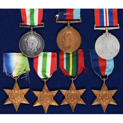 795 - WWI pair, British War Medal and Mercantile Marine War Medal Joseph L Howlett, 1939-1945 Star, Atlant... 