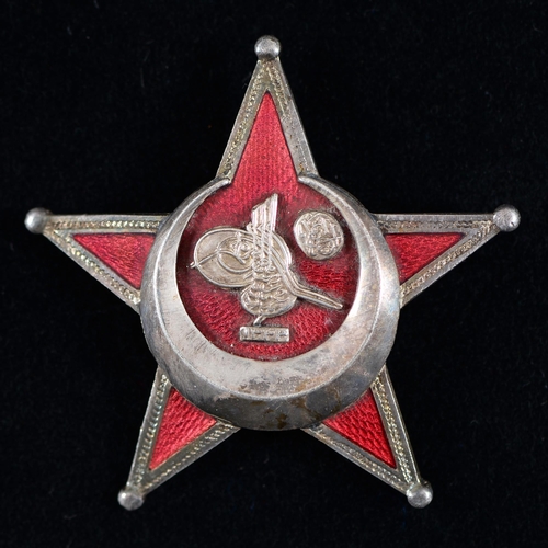 806 - Ottoman Empire. Gallipoli Star, tin, stamped BB & Co