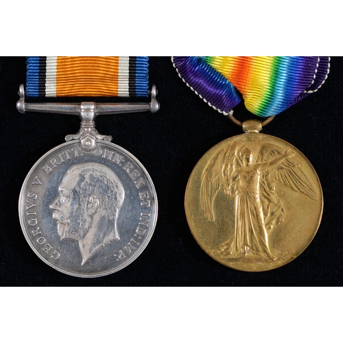 828 - WWI pair, British War Medal and Victory Medal 3158 Cpl H Gray W York R