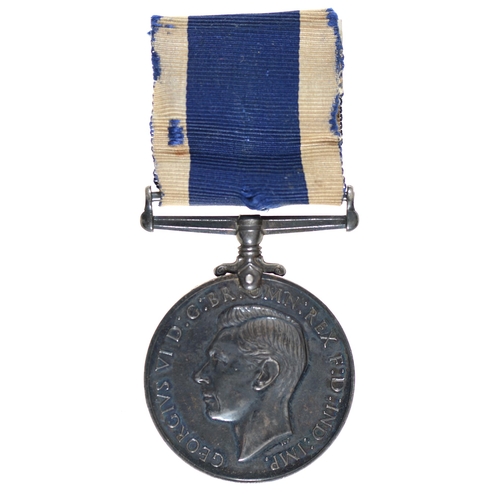 829 - Royal Naval Long Service and Good Conduct Medal George VI J108132 T Fitzgerald LS HMS Jaguar... 