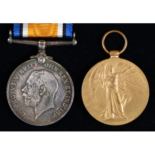 836 - WWI pair, British War Medal and Victory Medal 20844 Cpl L J Cook Glouc R