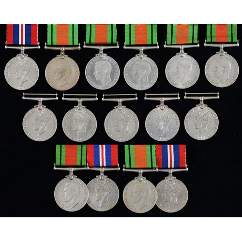 837 - Defence Medal (7) and War Medal (8)