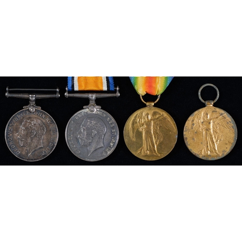 865 - WWI pairs, British War Medal and Victory Medal 204096 Pte A H Weston Glouc R and 28851 Pte L Barrett... 