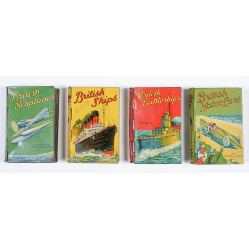 919 - Advertising. Four  book novelty toffee tins, J Lyons & Co Ltd London, c1930, comprising British ... 