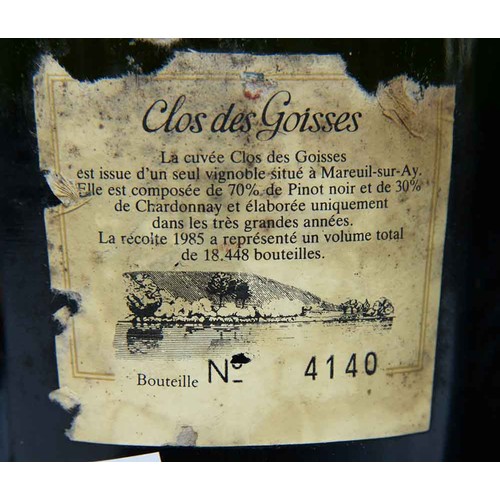 766 - Wine. Champagne, Philipponnat Clos des Goisses, three bottles and another bottle of champagne (4)... 