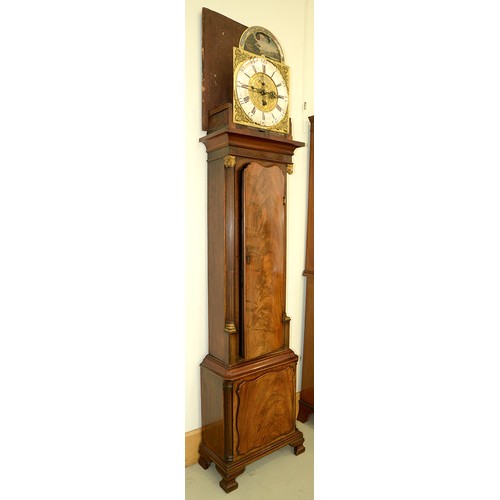 1121 - A George III mahogany eight day longcase clock, A Butler Northwich, the 14