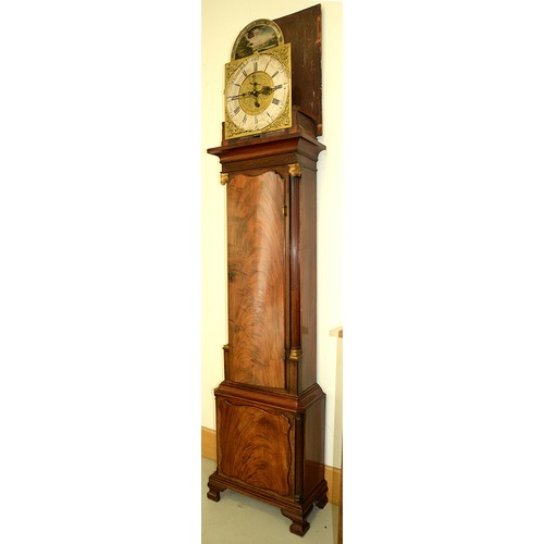 1121 - A George III mahogany eight day longcase clock, A Butler Northwich, the 14