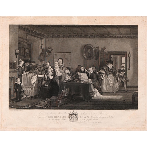 353 - John Burnet (1784-1868) after Sir David Wilkie - The Reading of a Will; The Letter of Introduction, ... 