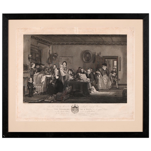 353 - John Burnet (1784-1868) after Sir David Wilkie - The Reading of a Will; The Letter of Introduction, ... 