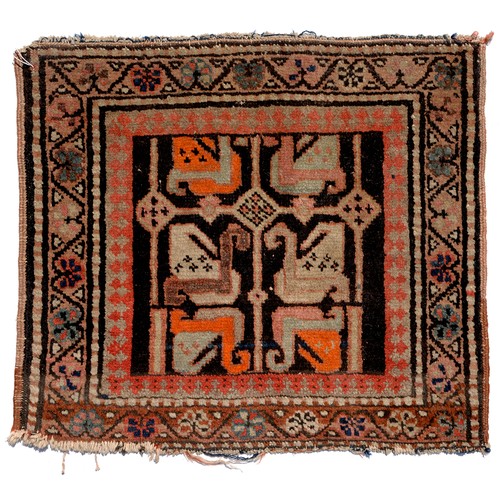 579 - Three rugs, 106 x 176cm, 85 x 154cm and 41 x 49cm