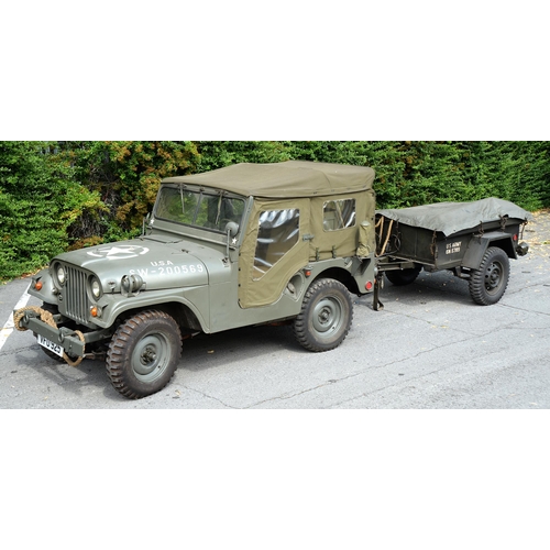 226 - Willys Jeep M38, 2200cc, No 17994, engine No MD116330, petrol, left hand drive, camouflage green, fi... 