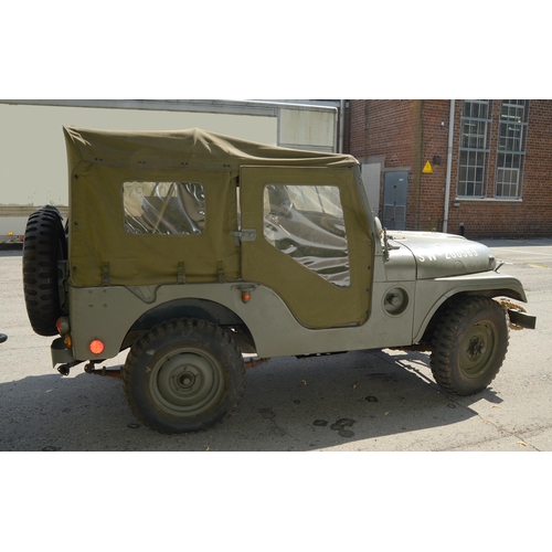 226 - Willys Jeep M38, 2200cc, No 17994, engine No MD116330, petrol, left hand drive, camouflage green, fi... 