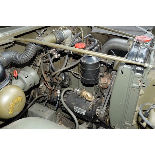 226 - Willys Jeep M38, 2200cc, No 17994, engine No MD116330, petrol, left hand drive, camouflage green, fi... 