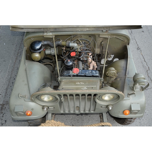 226 - Willys Jeep M38, 2200cc, No 17994, engine No MD116330, petrol, left hand drive, camouflage green, fi... 