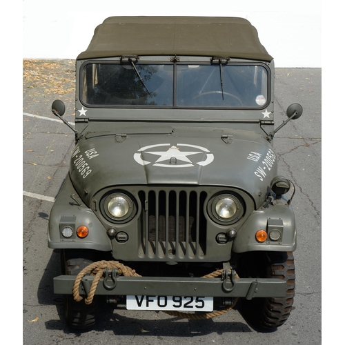 226 - Willys Jeep M38, 2200cc, No 17994, engine No MD116330, petrol, left hand drive, camouflage green, fi... 