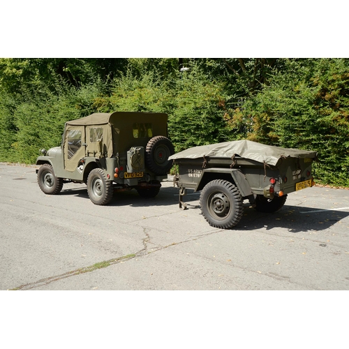 226 - Willys Jeep M38, 2200cc, No 17994, engine No MD116330, petrol, left hand drive, camouflage green, fi... 