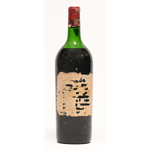 267 - Chateau Margaux 1972, Magnum,  chateau bottled, foil capsule intact, label poor, level high shoulder... 