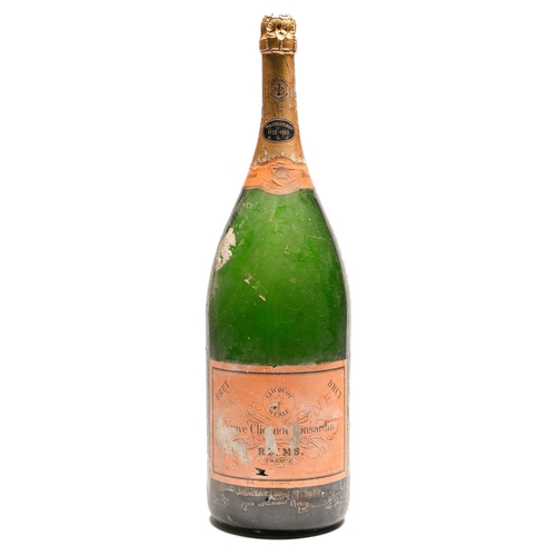 278 - Verve Clicquot Ponsardsin Champagne,  Methuselah, foil capsule good, label fair, level into nec... 