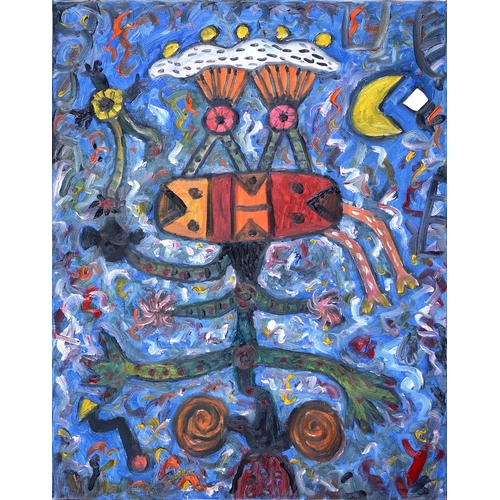 289 - Alan Davie CBE, HRSW, RA (1920-2014) - Little Cloud Hoist, Opus O. 2105, signed, dated 2009-10 and i... 