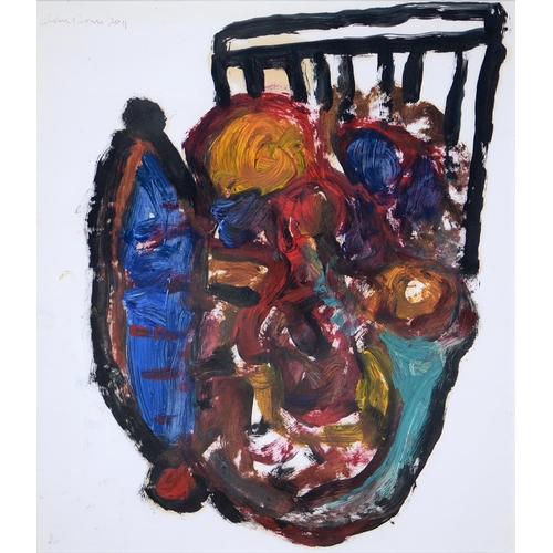 291 - Alan Davie CBE, HRSW, RA (1920-2014) - A Basket of Goodies Opus G 3318, signed and dated 2011, oil a... 