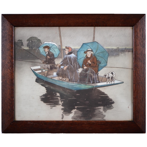 299 - Cecil Charles Windsor Aldin RBA (1870-1935) - The Posthumous Papers of The Pickwick Club; [Fishing],... 