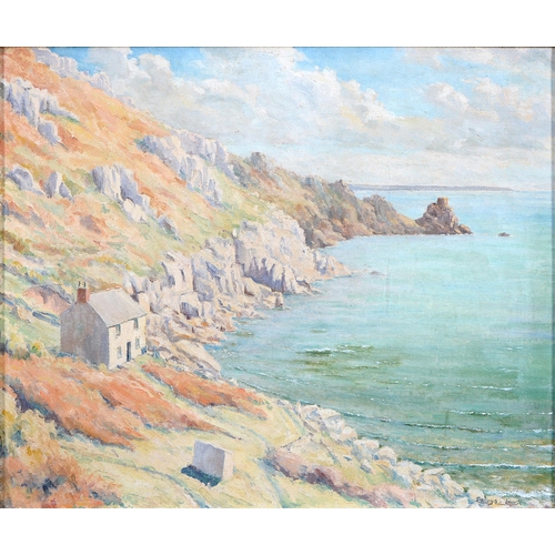 328 - Denys Maurice Orlando Prideaux Law (1907-1981) - Lamorna Cove, signed, oil on canvas... 