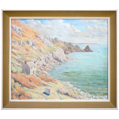 328 - Denys Maurice Orlando Prideaux Law (1907-1981) - Lamorna Cove, signed, oil on canvas... 