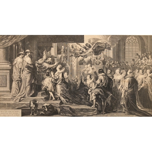 403 - Jean Audran (1667-1756) after Sir Peter Paul Rubens and Jean-Baptiste Nattier - Le Couronnement de l... 