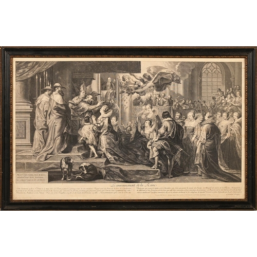 403 - Jean Audran (1667-1756) after Sir Peter Paul Rubens and Jean-Baptiste Nattier - Le Couronnement de l... 