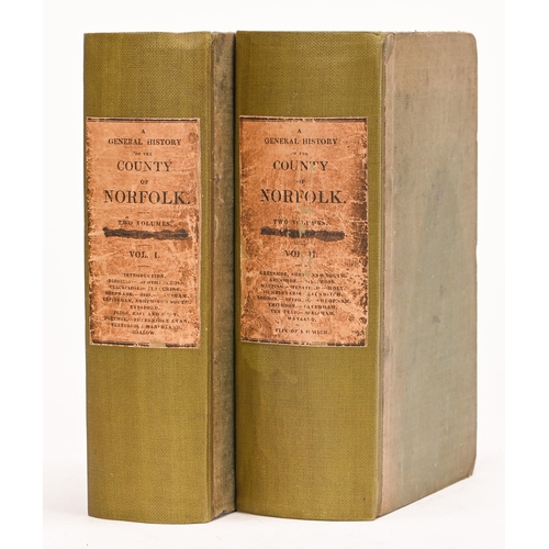 471 - Norwich printed. A General History of the County of Norfolk intended to convey all the information o... 