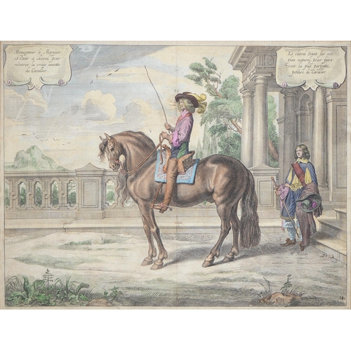 485 - Horsemanship. Abraham van Diepenbeke - Methode et Invention Nouvelle de Dresse et les Chevaux par Le... 