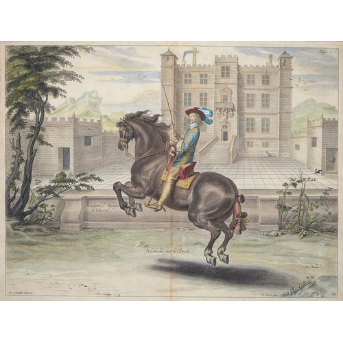 485 - Horsemanship. Abraham van Diepenbeke - Methode et Invention Nouvelle de Dresse et les Chevaux par Le... 