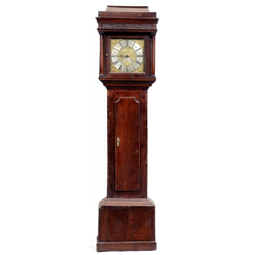 494 - An English oak thirty hour longcase clock, Dav'd Collier Gattley, c1760, the 11