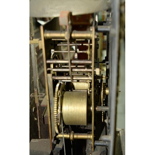 492 - An English oak eight day longcase clock, Joshua Alsop East Smithfield, early 18th c, the 12