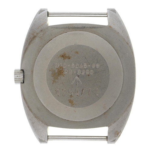 142 - A British Military Issue CWC wristwatch, case back marked W10-6645-99 523-8290, Broad Arrow, 4254/79... 