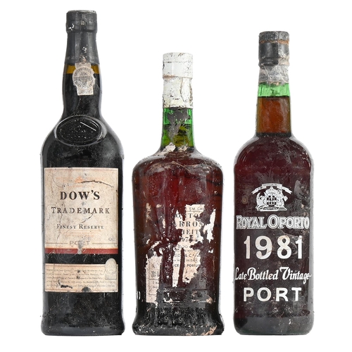 428 - Royal Oporto Late Bottled Vintage Port, 1981, one bottle, foil capsule, stencilled label, level good... 